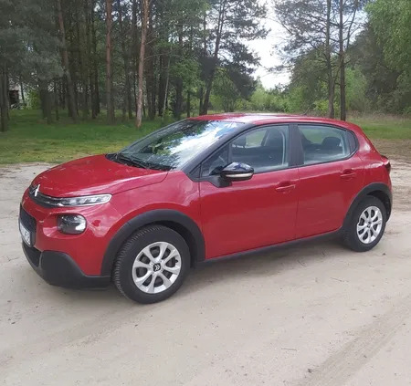 citroen c3 Citroen C3 cena 39400 przebieg: 68000, rok produkcji 2018 z Wieluń